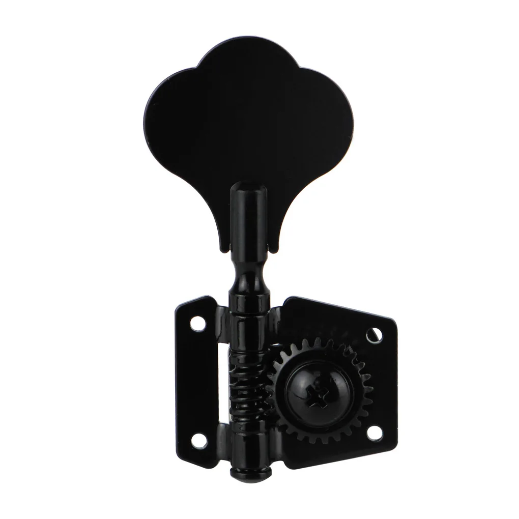 Набор FLEOR из 4L1R винтажные открытые колки тюнеры черные для 5-струнной