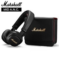 marshall mid anc active noise cancelling headphones on ear wireless bluetooth earphones deep bass foldable sport gaming headset
