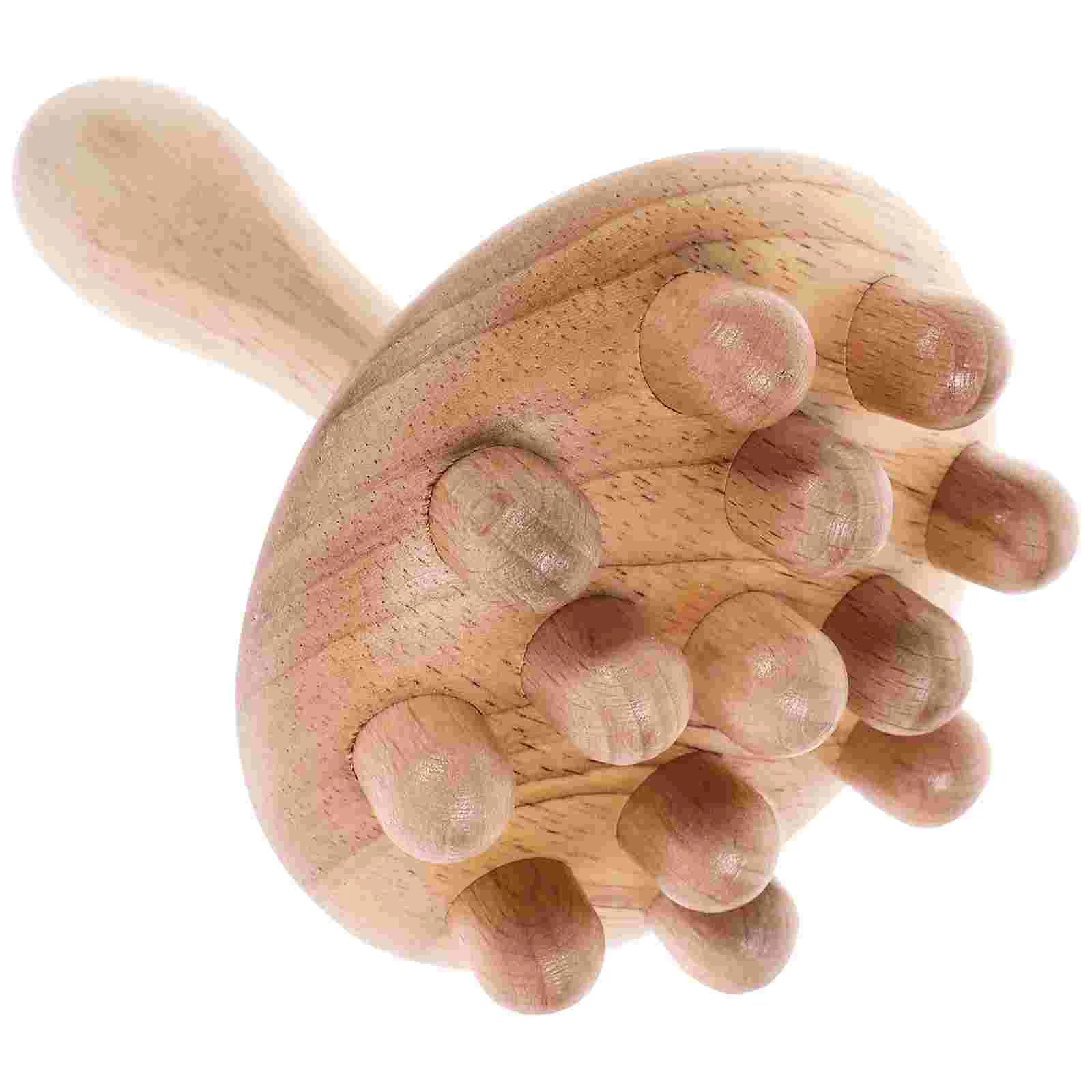 

Деревянная Массажная щетка для тела, массажер, инструменты для удаления боли, ручной аксессуар с шариком, палочка/массажный молоток