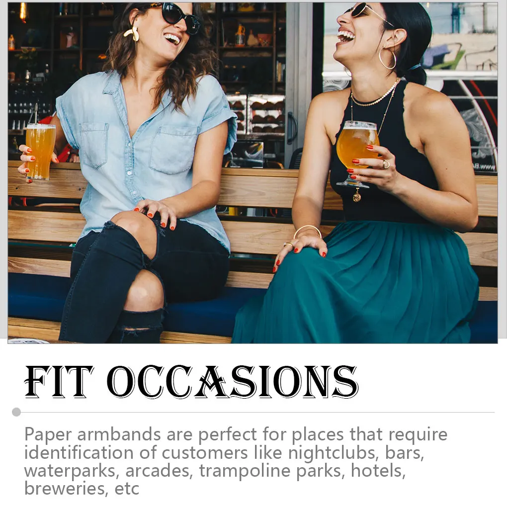 Рисунок 4 - бумажные браслеты из синтетической