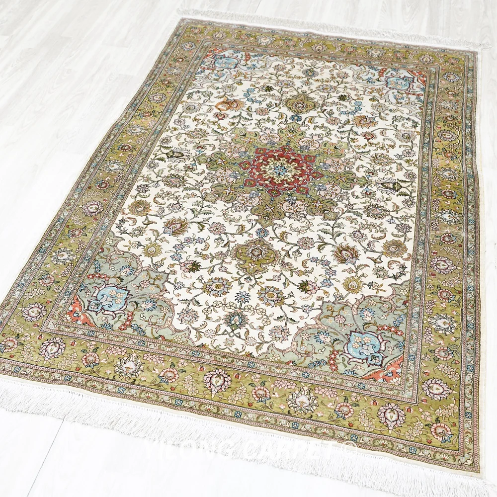 Рисунок 3 - 122x183 см персидский традиционный шелковый ковер