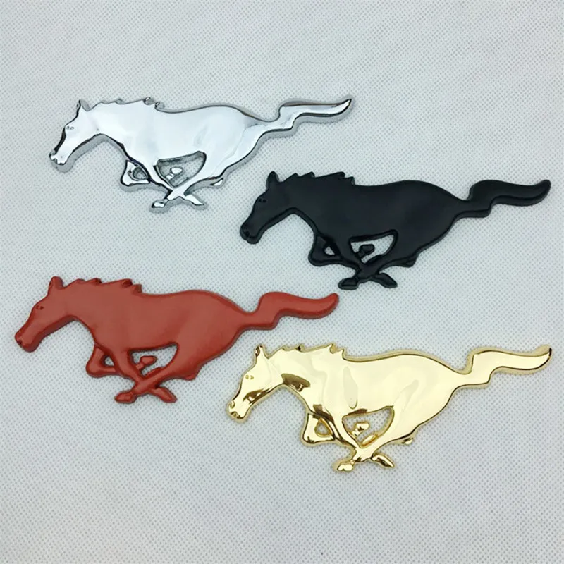 

1 шт. 3D логотип лошади металлический автомобильный передний капот решетка для Ford Универсальный Большой размер Shelby GT