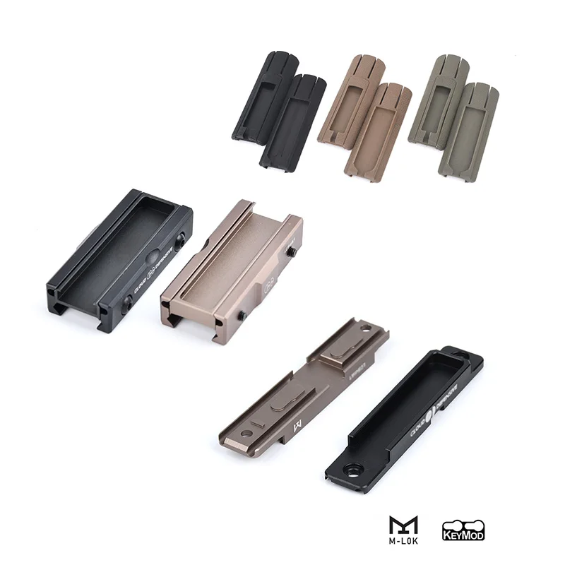 

WADSN Airsoft Tactical Flashlight System Pressure Switch Pad RAT Tail Slot For Airsoft M300 M600 Light DBAL-A2 M-lok keymod Rail
