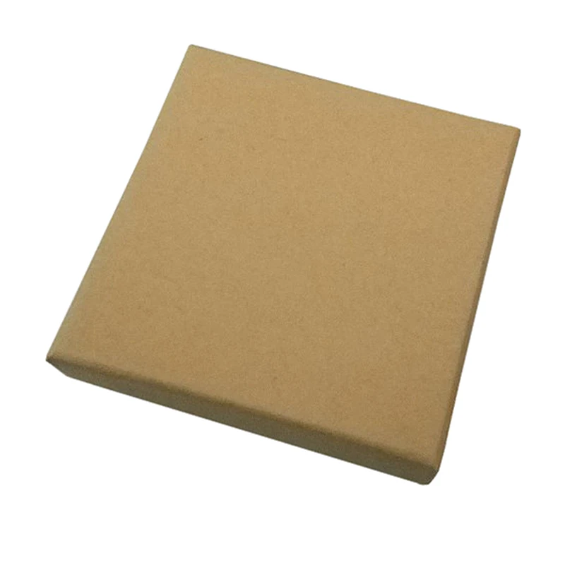 16 Pieces Of Kraft Cardboard Jewelry Box, 9 X 9 X 3Cm