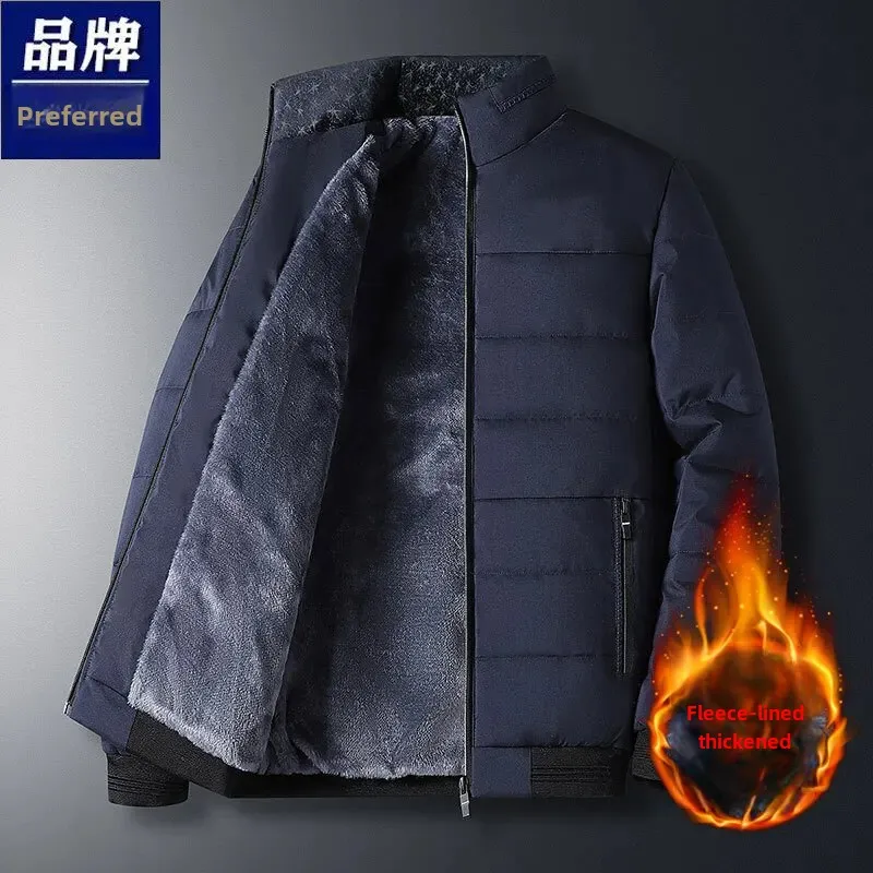 Новое поступление осенне-зимнее теплое хлопковое пальто с воротником-стойкой