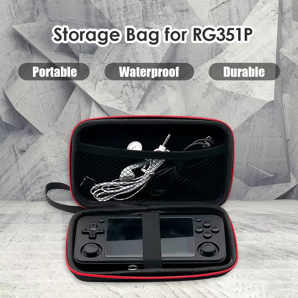 For ANBERNIC RG351P/RG351M/RG350M Protection Bag for Retro Game Console Game Player RG351P Handheld Retro Game Console Case