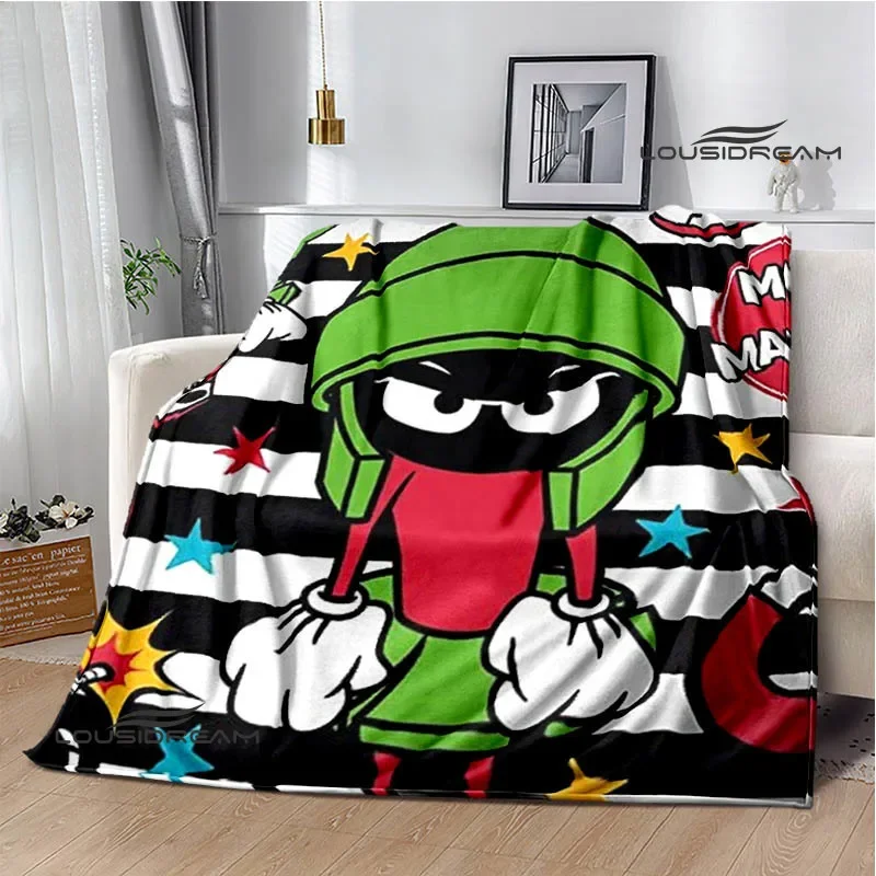 Одеяло детское Фланелевое с мультяшным принтом мягкое и удобное
