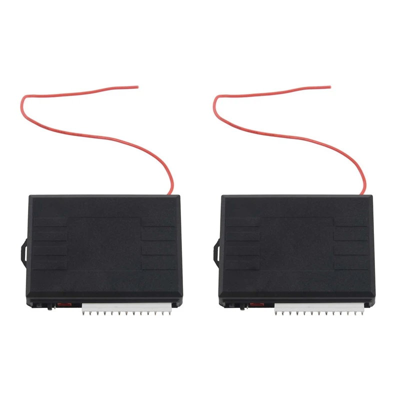 

2X Universal Car Auto Keyless Entry System Button Start Stop LED Keychain Central Kit Door Lock With Remote Control