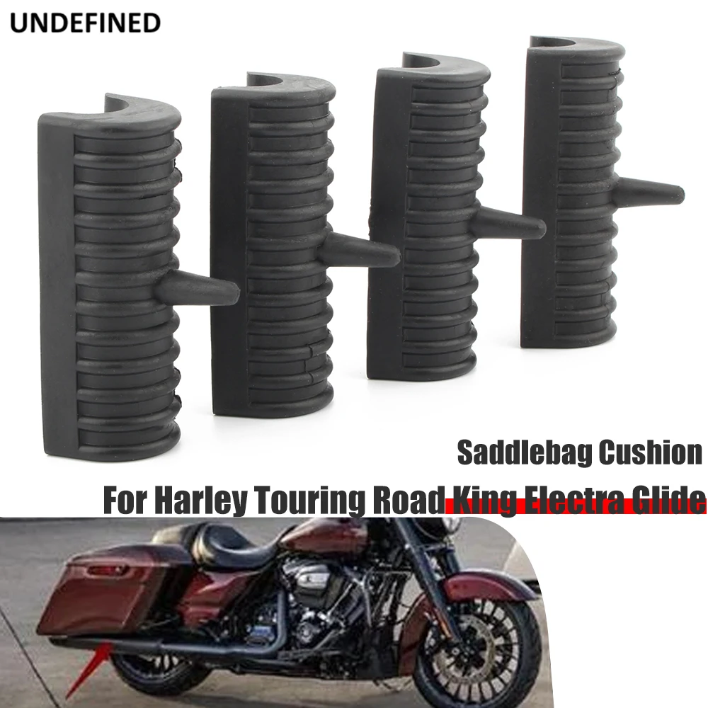 

Universal Motorcycle Saddlebag Hard Rubber Grommet Support Cushion For Harley Touring Road King Electra Glide Motorbike Parts