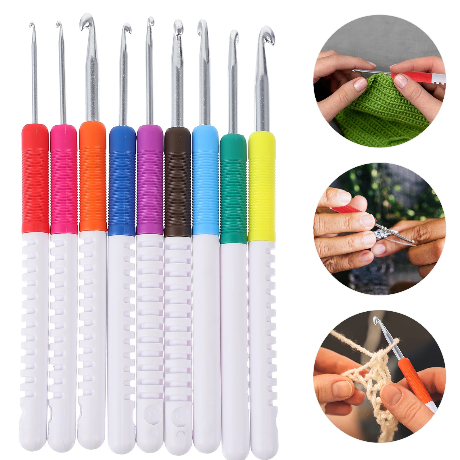 

Crochet Hookhooks Needle Knitting Set Ergonomiclighted Complete Handlecrochetingdiy