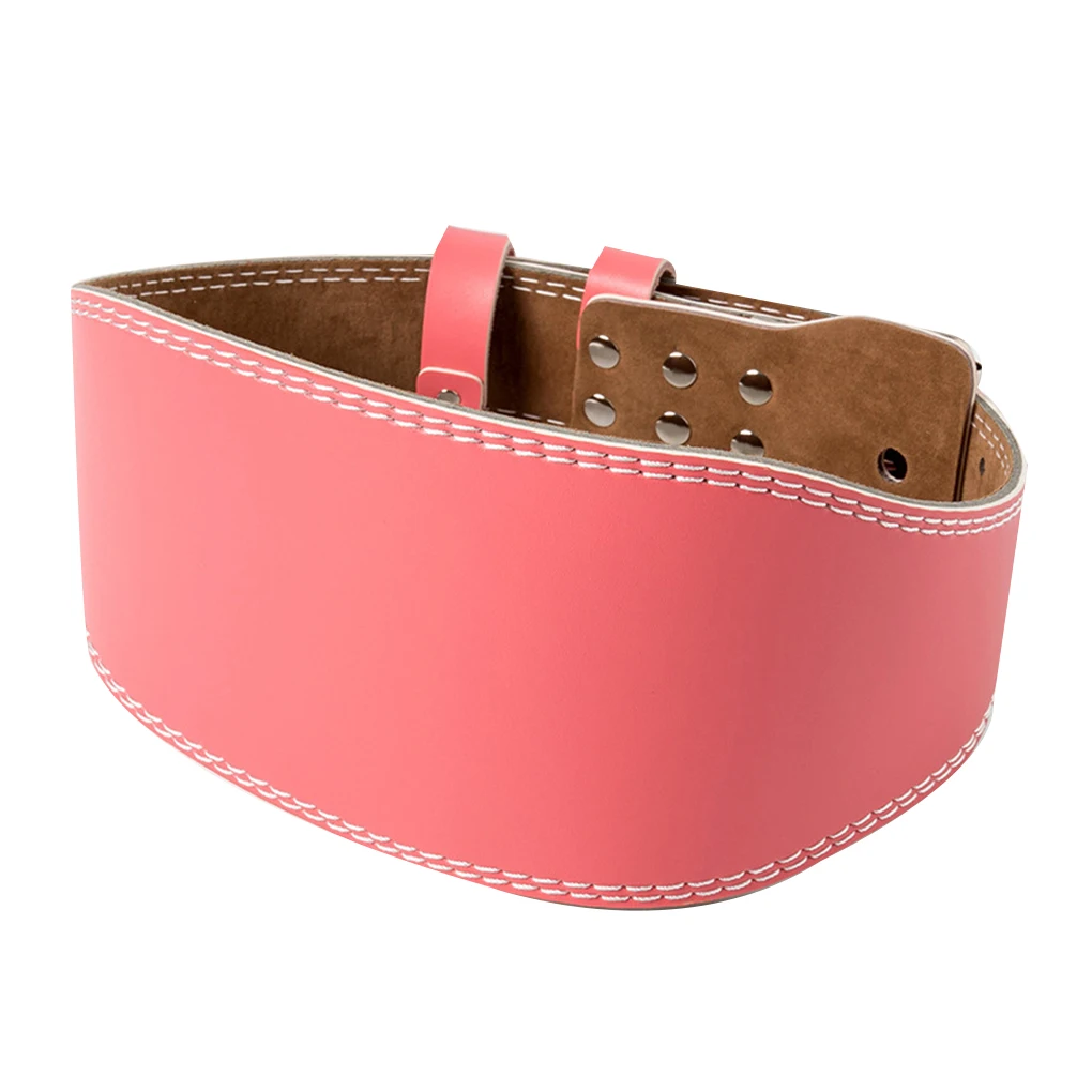 

Unisex Powerlifting PU Leather Belt Sports Gym Workout Training Fitness Protection Belt Lumbar Guard Strap