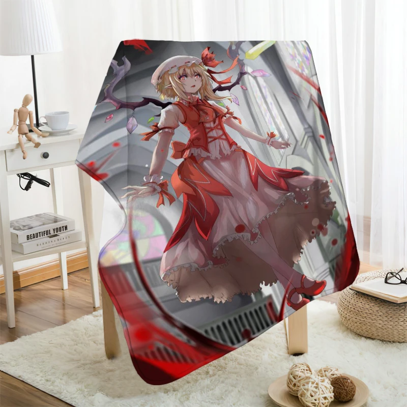 

Фланелевое Одеяло Flandre Scarlet, создайте собственное одеяло, фланелевое одеяло для дивана