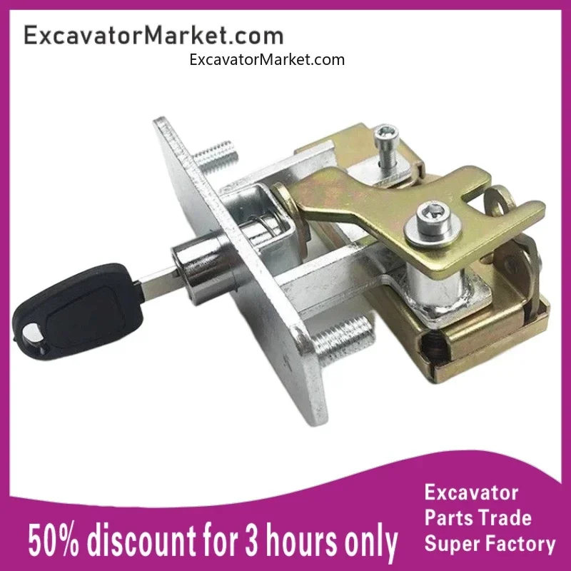 Запасной замок для экскаватора Doosan Daewoo Dh55-7 Tool Box задняя крышка с обратной пряжкой