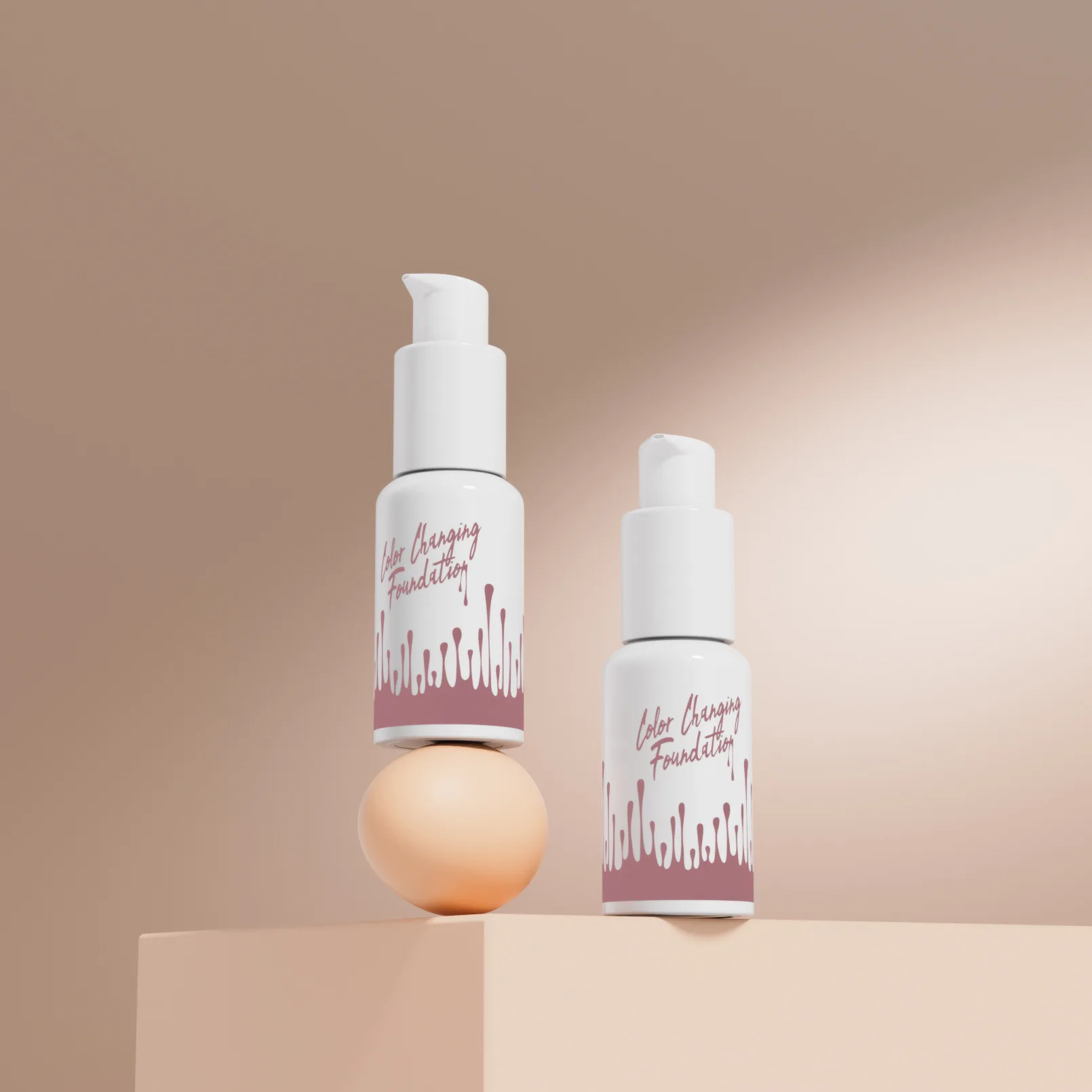 Hellokiss термально меняющая тон кожи основа прозрачная и удобная настройка цвет