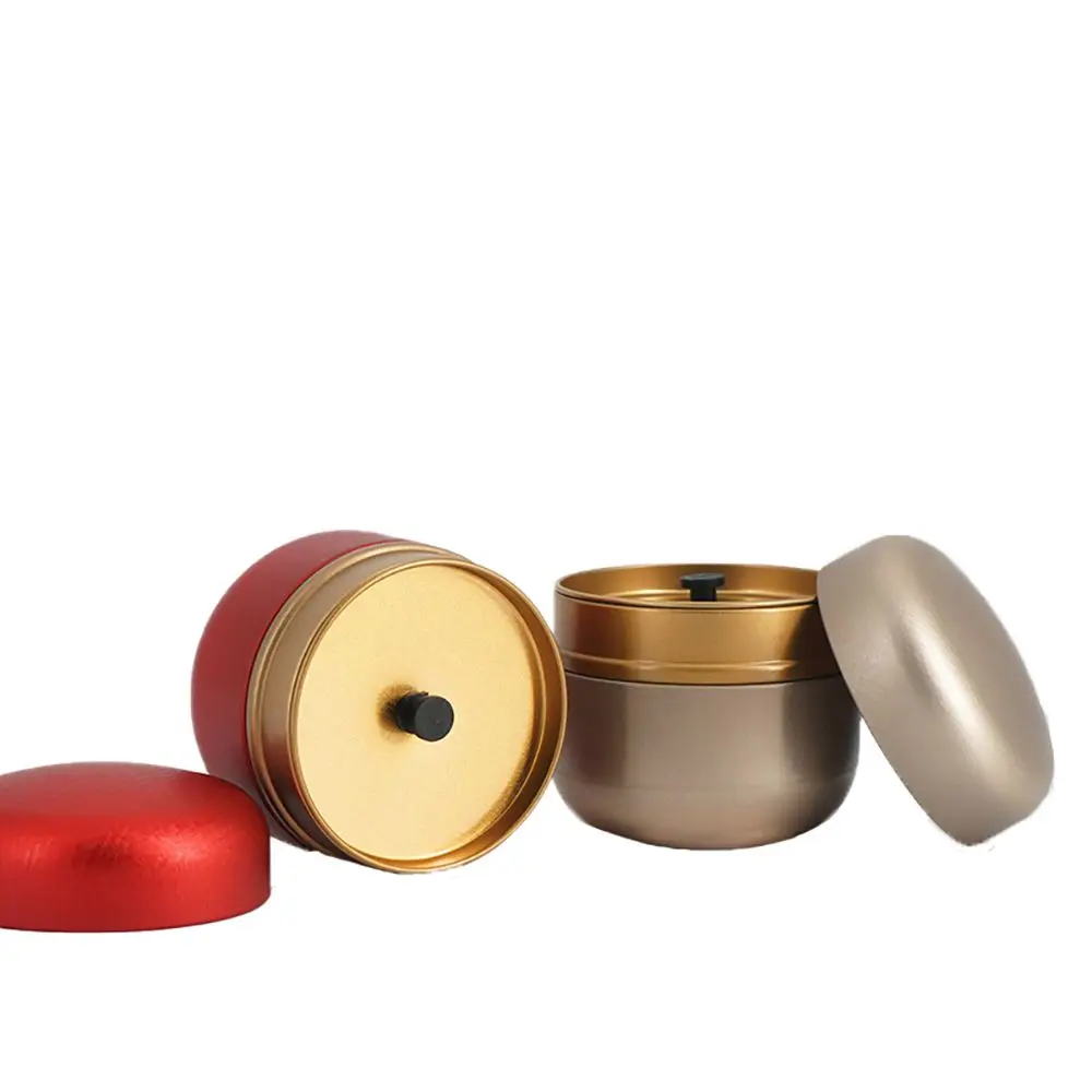 

Однотонная мини-коробка для чая, жестяные ящики для хранения, маленький дорожный Герметичный портативный контейнер для чая и кофе, маленька...