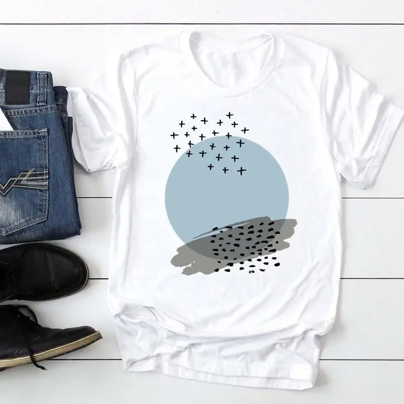 

2022 Women T-shirts New Style Beach Travel Fashion Cartoon Short Sleeve T-shirt Female Harajuku Summer Oversized Clothes Tops