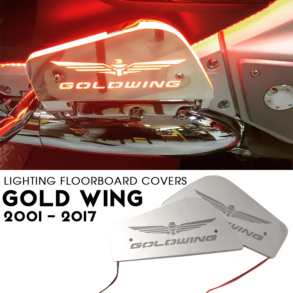 Чехлы для половых досок GOLDWING HONDA GOLD WING 2001-2017 GL1800 аксессуары подкладка подножки