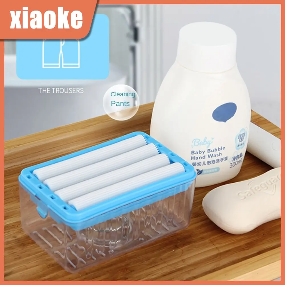 

High Quality Foaming Soap Box Creative Solid Roller Type Soap Box Polychromatic Hand-free Soap Storage Box Convenient Soap Box