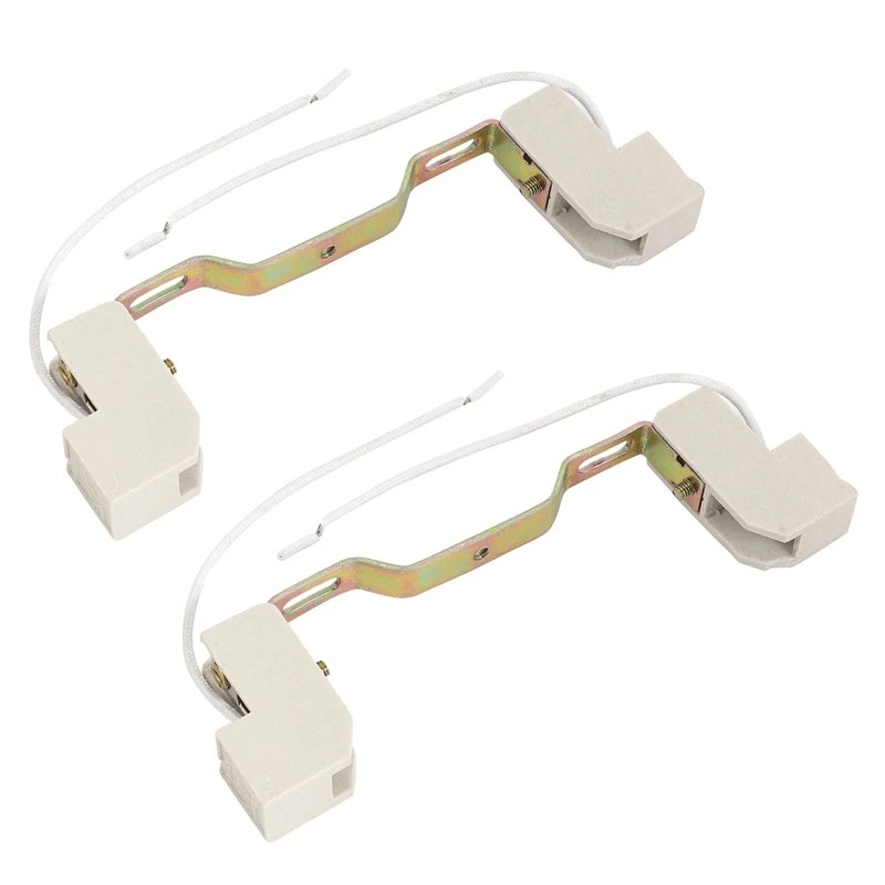 

3X R7S патрон лампы разъем держатель лампы металлическая керамическая ручка для прожектора, 118 мм