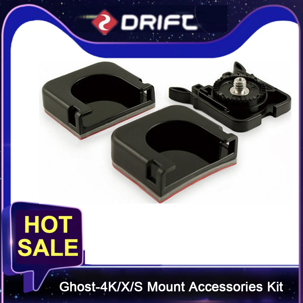 

DRIFT Original Go Sport Action Pro Camera Ghost-4K/X/S Accessories For Adhesive Mount Kit Parts Yi Camcorder