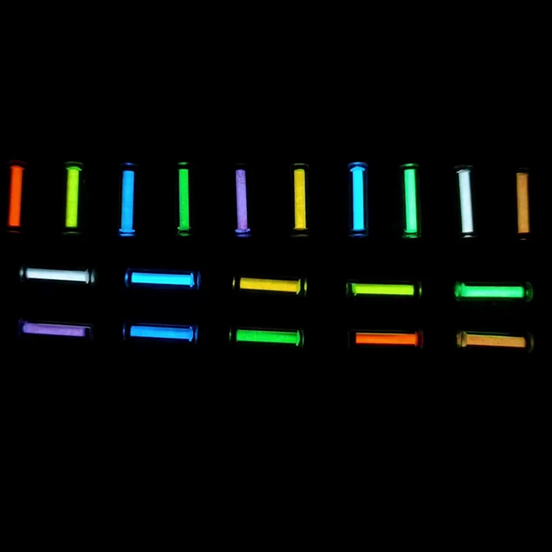 

DIY Replace Small Tritium Gas Tube Self Luminous Emergency Lights Lamp Glow In The Dark For Outdoor EDC Decoration 1.5*12mm