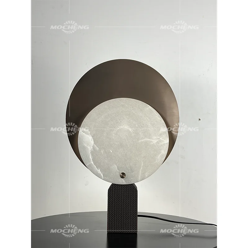 Современный отель украшение дома гостиная спальня настольная лампа круглая