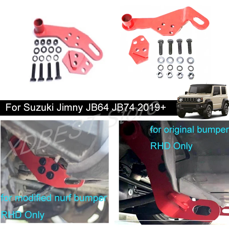 

Towing Bar Car Front Right Left Tow Support Bumper Towing Trailer Hook for Suzuki Jimny JB64 JB74 2019 2020 20212022 2023