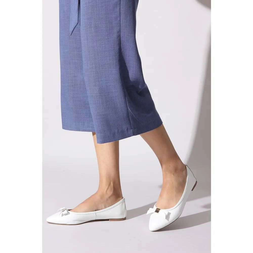 

Белые женские балерины Dorlie Plus