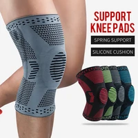 1pcs knee support knee pads joelheira sleeve protector elastic arthritis brace springs gym sports basketball volleyball running
