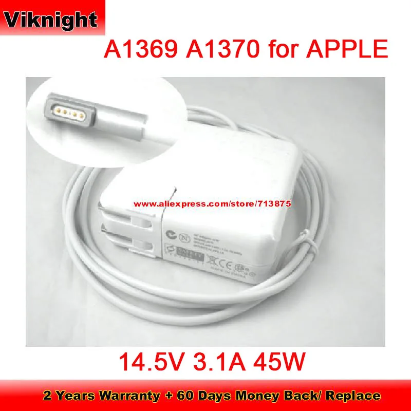 Фото Оригинальный ADP-54GD MB283LL/A NSW24929 PA1450-7 14,5 V 3.1A 45W блок питания для APPLE PowerBook A1244 A1374 A1369 A1370 №1