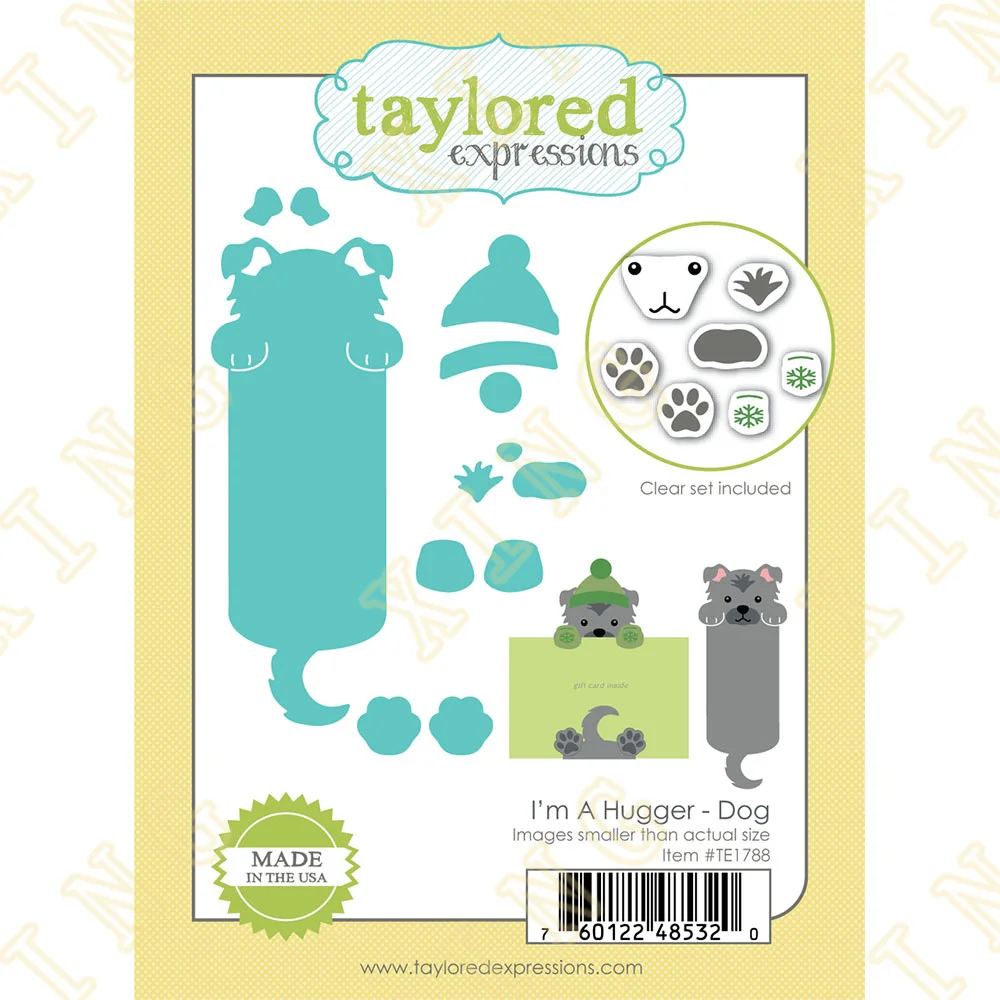 

I'm a Hugger Dog Metal Cutting Dies Silicone Stamps Scrapbooking New Make Photo Album Card Diy Paper Embossing Craft Supplies