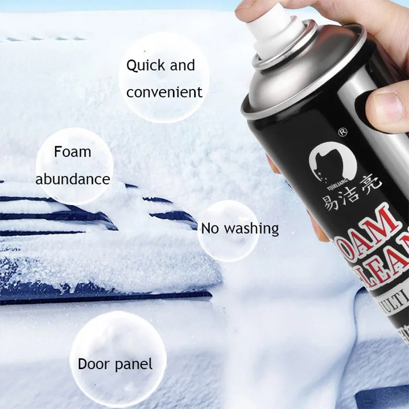 

650ml Multi-functional Foam Cleaner General Motors Interior Leather Cleaning Furniture Maintenance Refurbishment Cleaning Agent