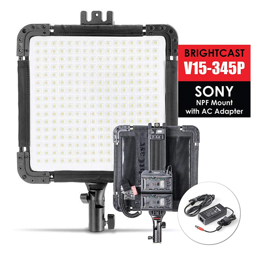 

EVERLUMI BrightCast, регулируемая 15-345 водонепроницаемость, ударопрочная Гибкая 256 двухцветная фотография (крепление NPF)