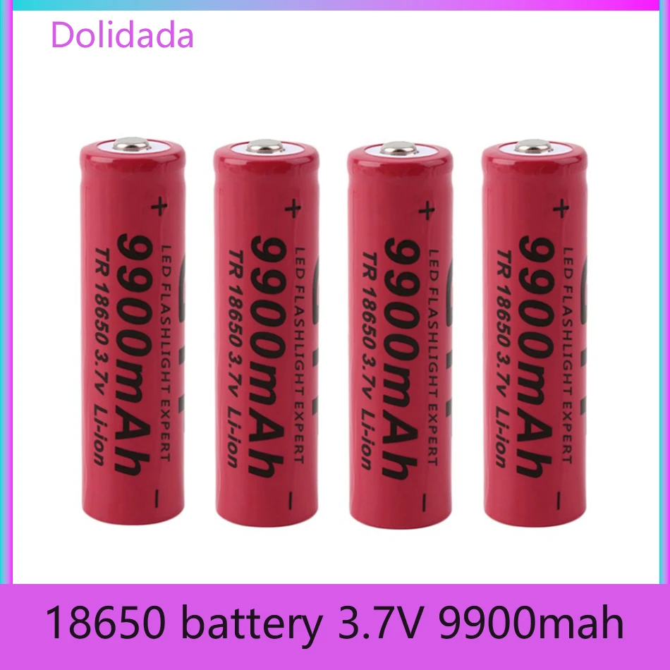 

18650 Battery 3.7V 9900mah GTF Lithium Battery Rechargeable Battery for LED Flashlight Emergency Light Toy Laptop Remote Control