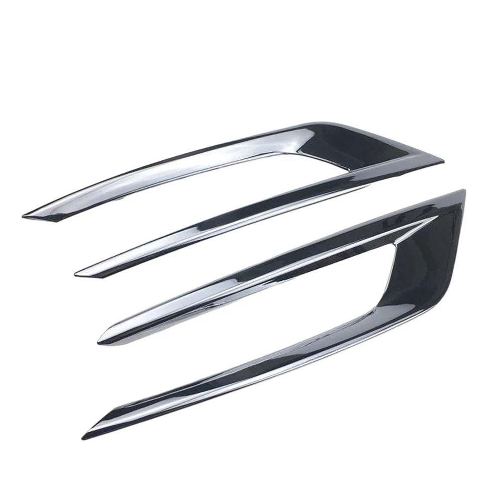 

2pcs Car Fog Lamp Decoration Fit For Volvo XC60 2018-2023 Chrome Front Fog Light Lamp Cover Trim Car Accessories