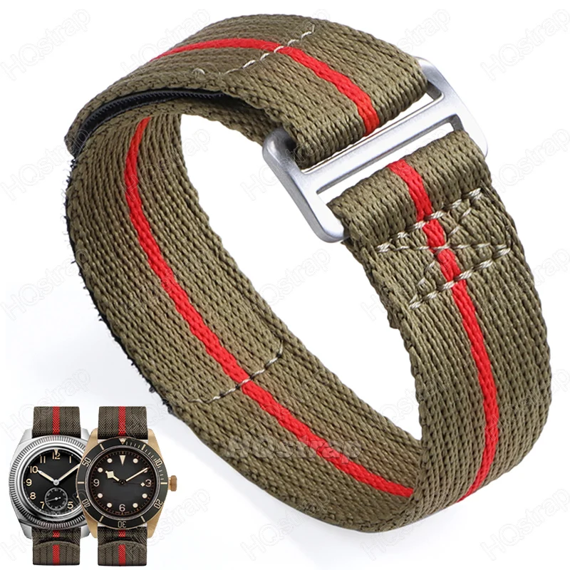 Ремешок нейлоновый для мужских и женских часов Seiko 20/22 мм