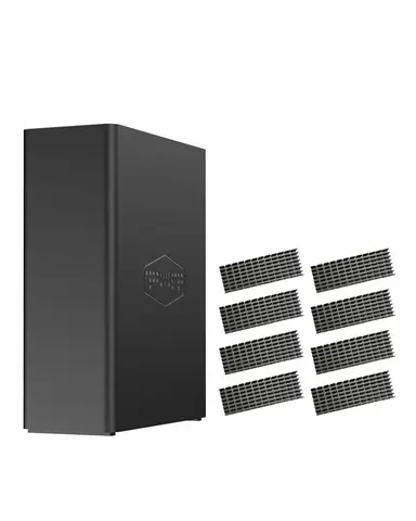 TERRAMASTER F8 SSD NAS Storage — четырехъядерный процессор с 8 отсеками SSD N95, 8 ГБ ОЗУ, мощное сетевое хранилище размером с ладонь (без дисплея)