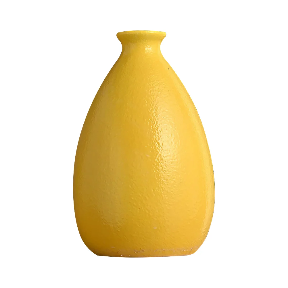 

Vase Flower Ceramic Decor Retro Pot Modern Floral Decorative Table Room Dining Centerpieces Home Water Adornment Rustic Novel