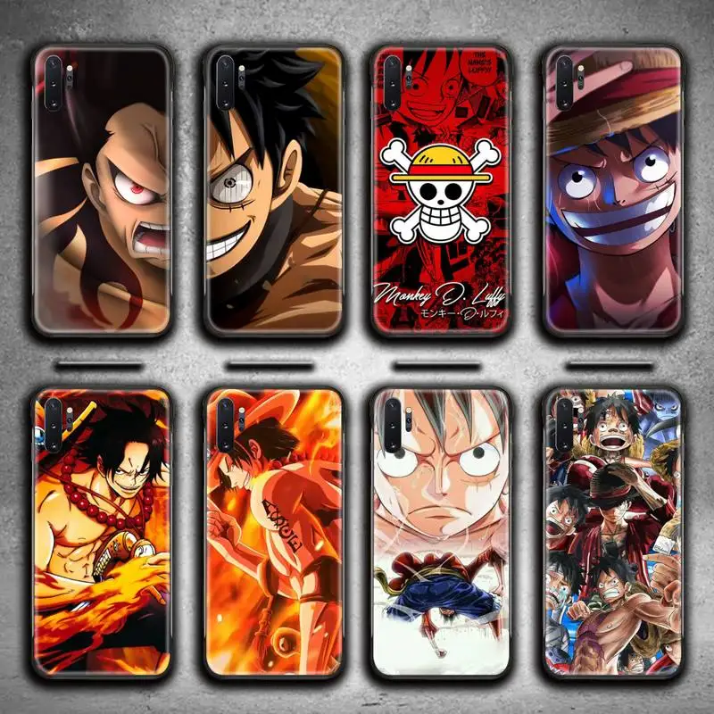 

one piece luffy Phone Case For Samsung Galaxy Note20 ultra 7 8 9 10 Plus lite M51 M21 M31S J8 2018 Prime