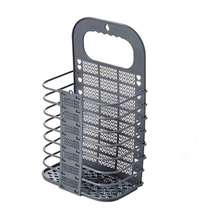 

Folding Laundry Basket Hanging Laundry Basket with Handle Storage Basket Plastic Dirty Laundry Basket Home, Bathroom Accessories