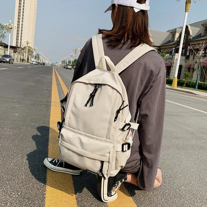 

Large capacity Schoolbag for teenage girls Travel bag Lovely book Mochila New Multiple pocket Waterproof nylon Women Backpack