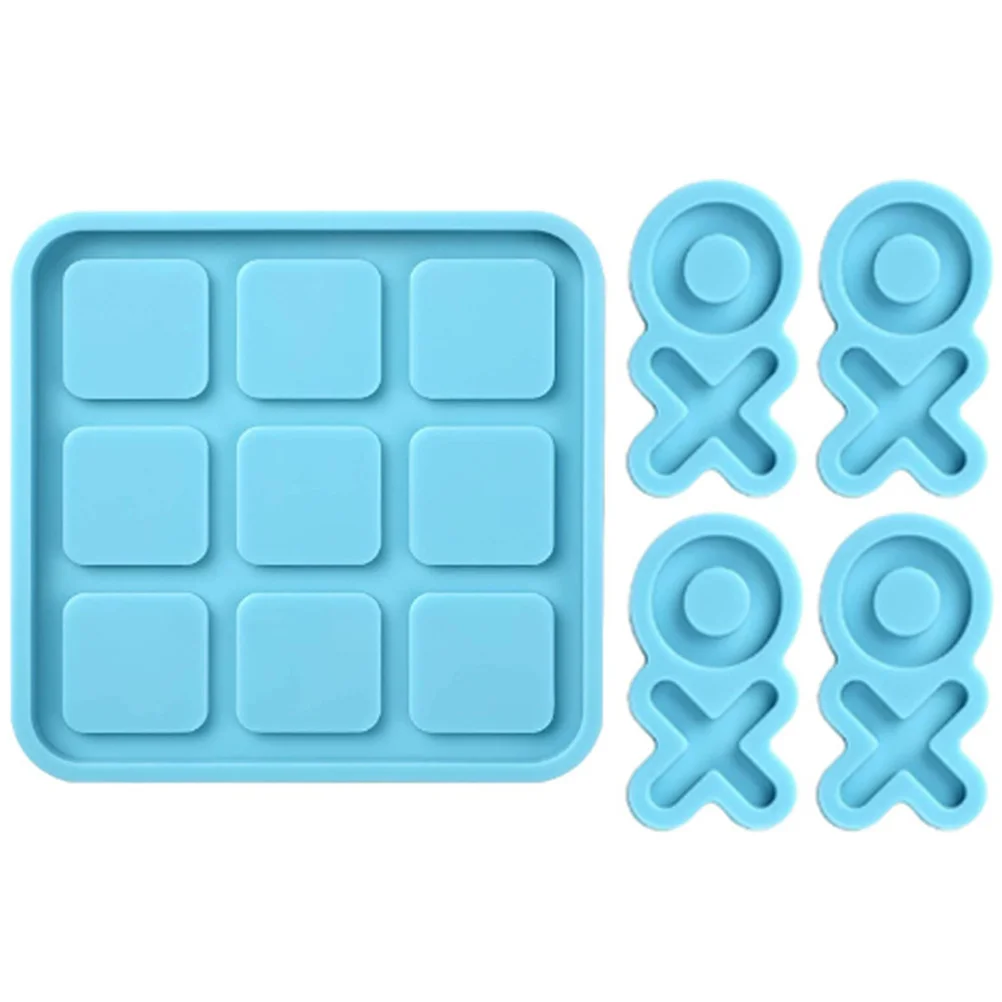 

Para Chocolate De Siliconas Xo Board Craft Table Game Fudge 10.2X10.2CM Chess Silicone Sky-blue Silica Gel Epoxy Resin