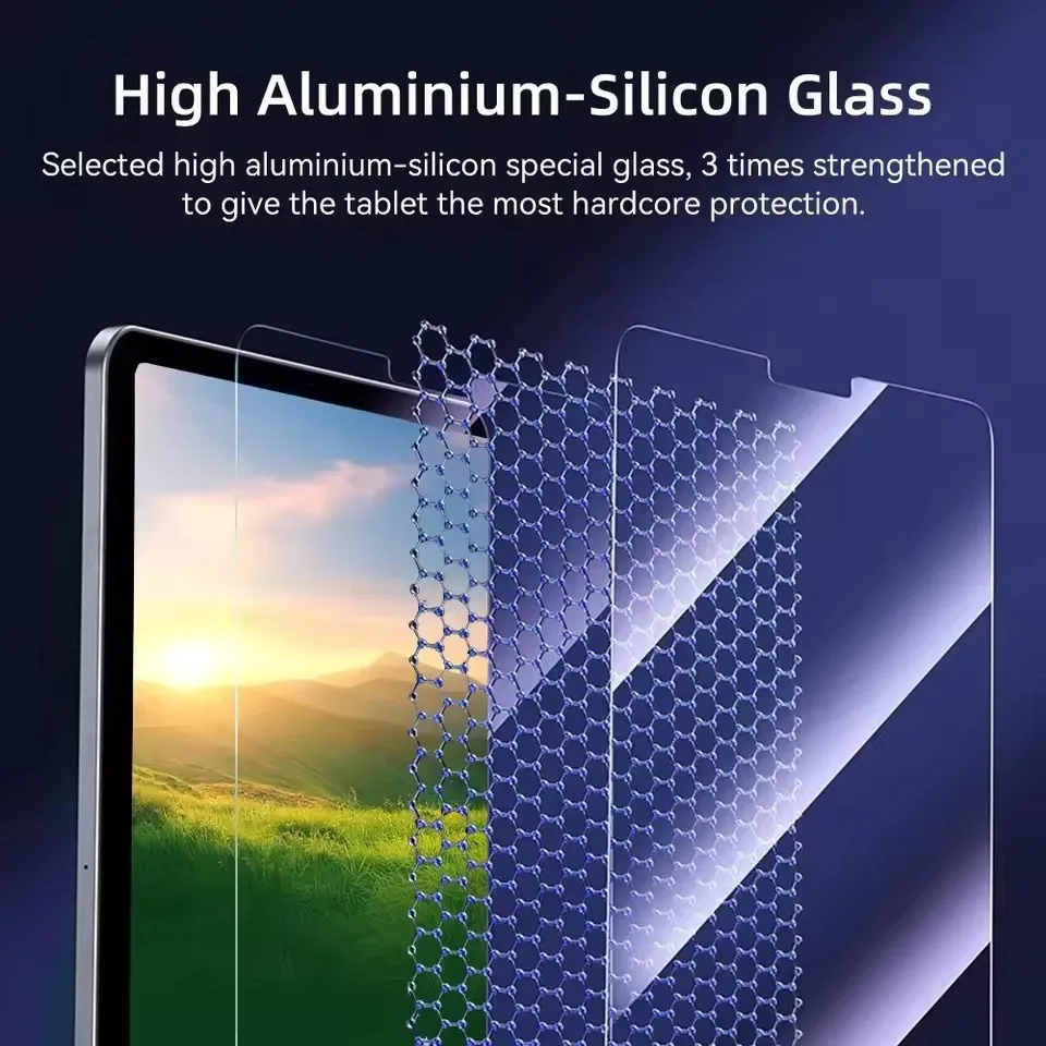 Фото Простая установка закаленного стекла для OPPO Pad 5 12,1 дюйма, 2025 OPD2506, устойчивые к царапинам, без пузырьков, защитные пленки одним щелчком мыши №4