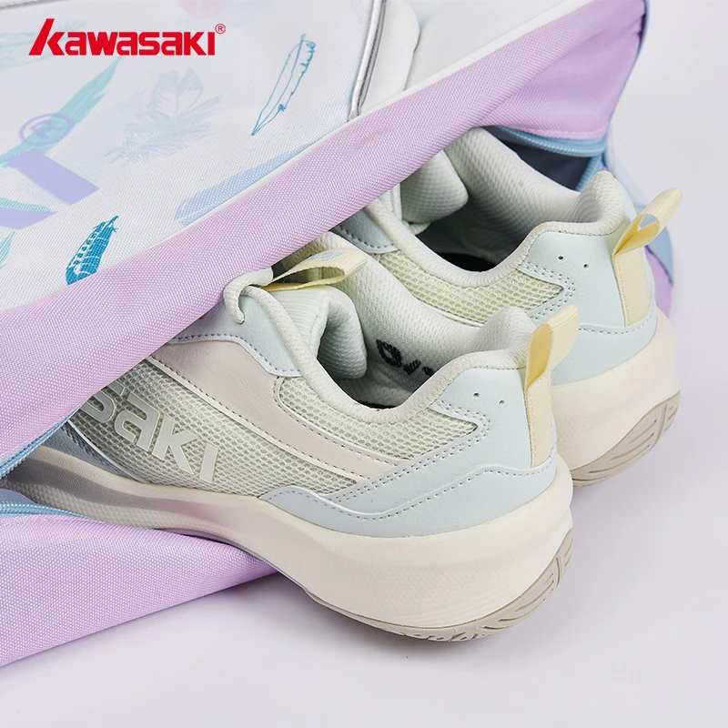 Женская сумка для бадминтона Kawasaki 2024 может вместить теннисную сумку с тремя