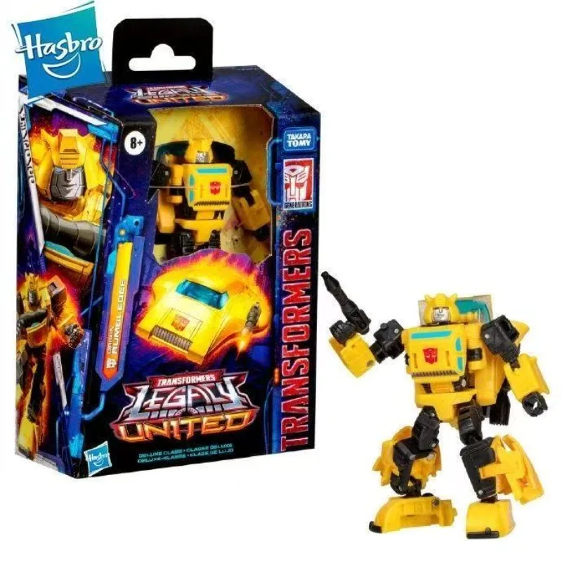 Фото В наличии: Коллекционная фигурка-робот Бамблби класса Делюкс из серии Hasbro Transformers Classic Toys Legacy United – идеальный подарок для любителей хобби. №4
