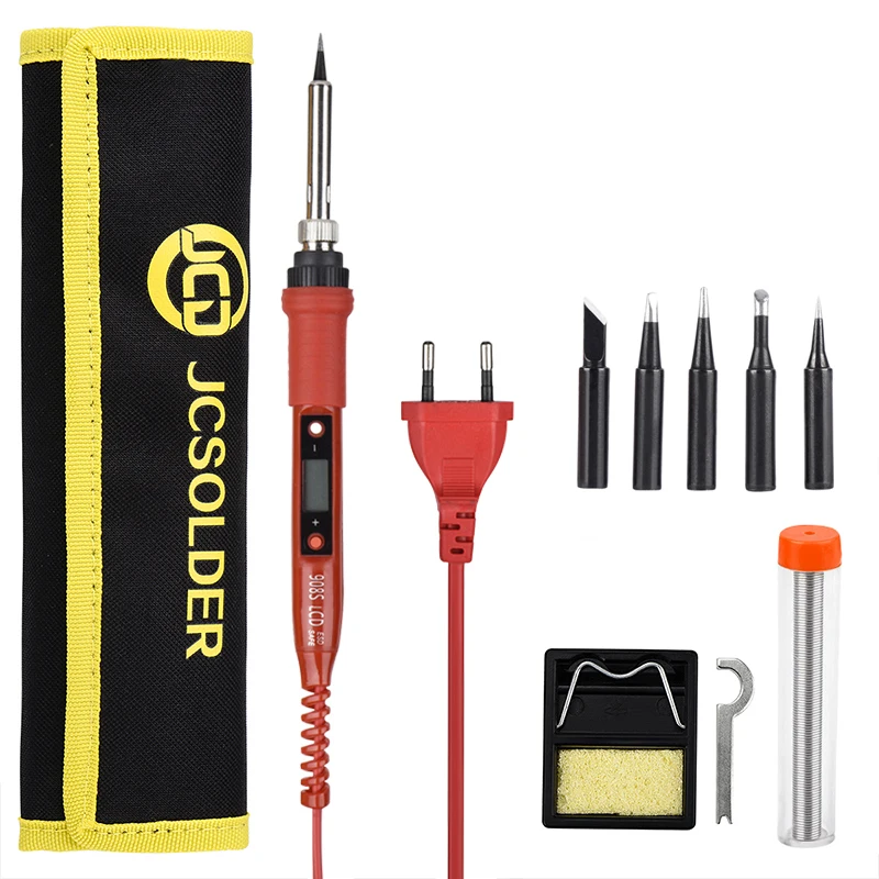 JCD Soldering Iron 908 Series 60W/80W Multi-function Button Adjustable Temperature 110V/220V LCD Digital Display Welding Tools |
