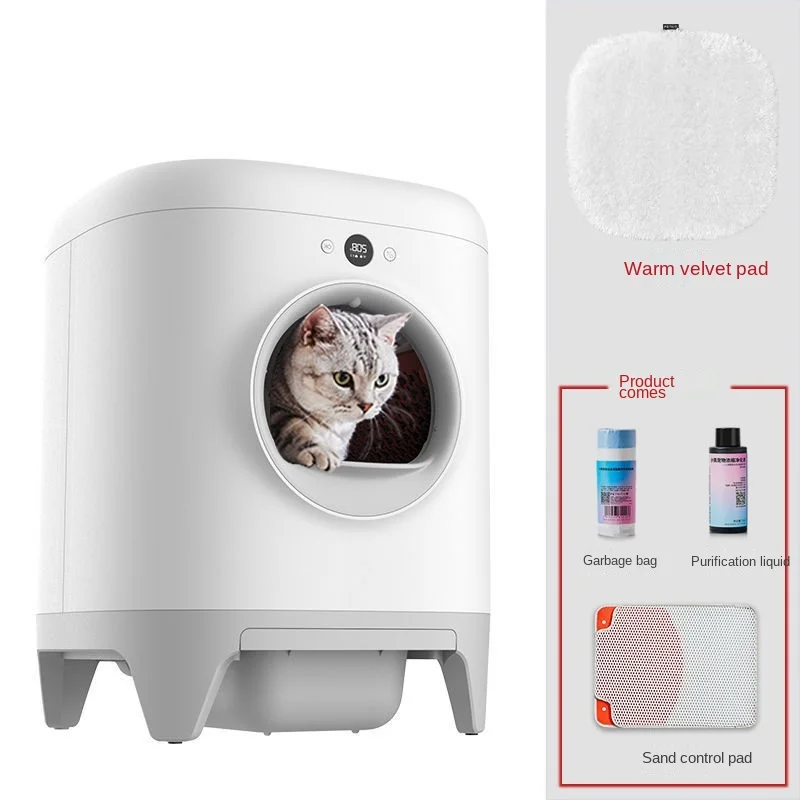 

Petkit smart automatic cat toilet Intelligent deodorizing cat litter box Electric shovel Fully enclosed extra large anti-splash