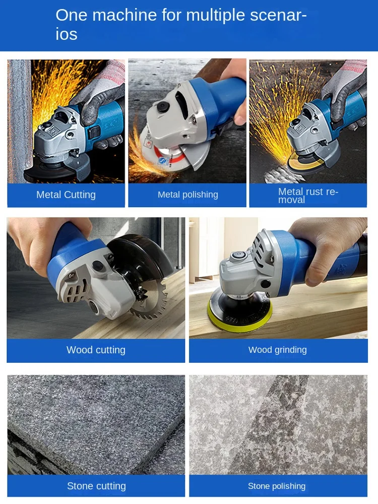 Угловая шлифовальная машина полировальная режущая ручная ручной шлифовальный