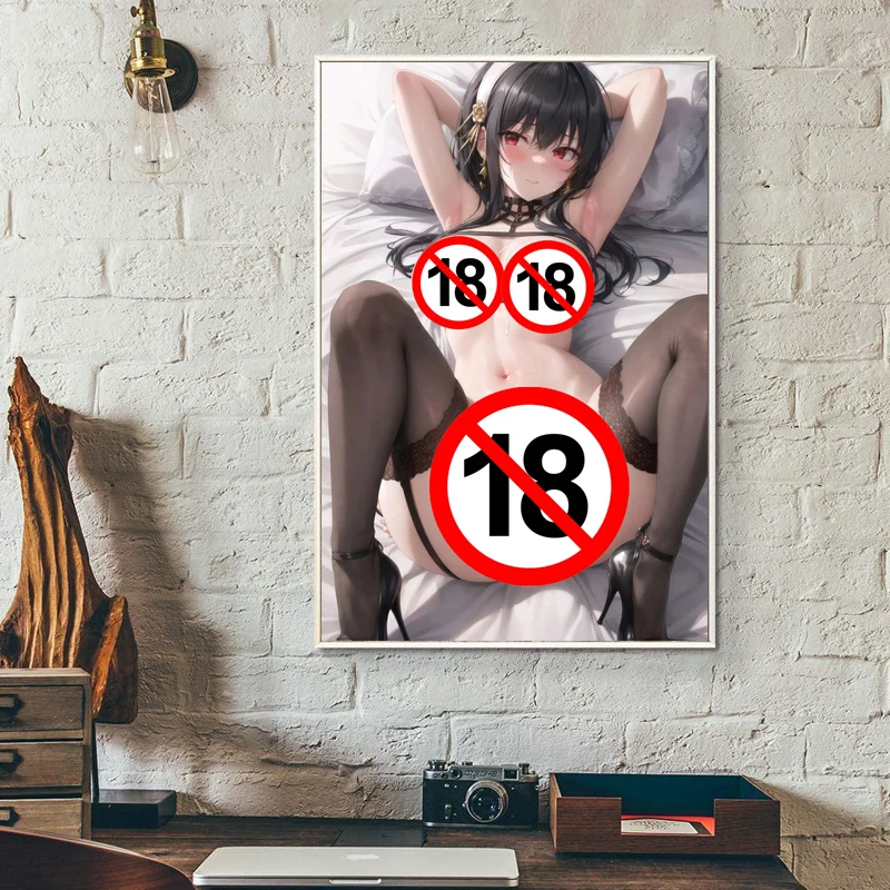 Манга Аниме OL Caspaly сексуальные девушки обнаженные картины настенное украшение