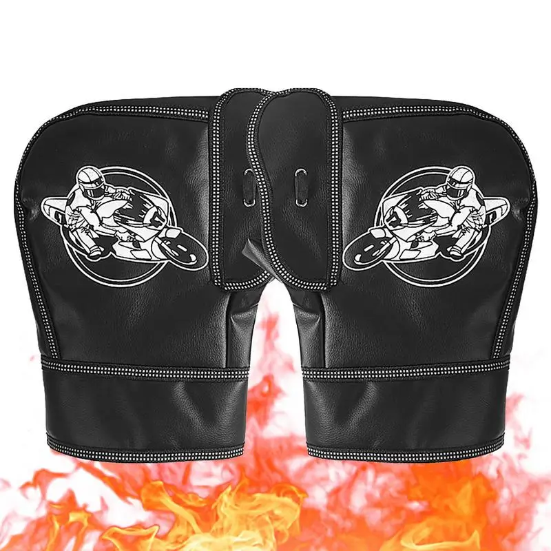 

Bike Handlebar Mittens Gloves Cold Weather Motorcycle Gloves Thickened Motorcycle Snowmobile Cycling Hands Warmer Gloves For